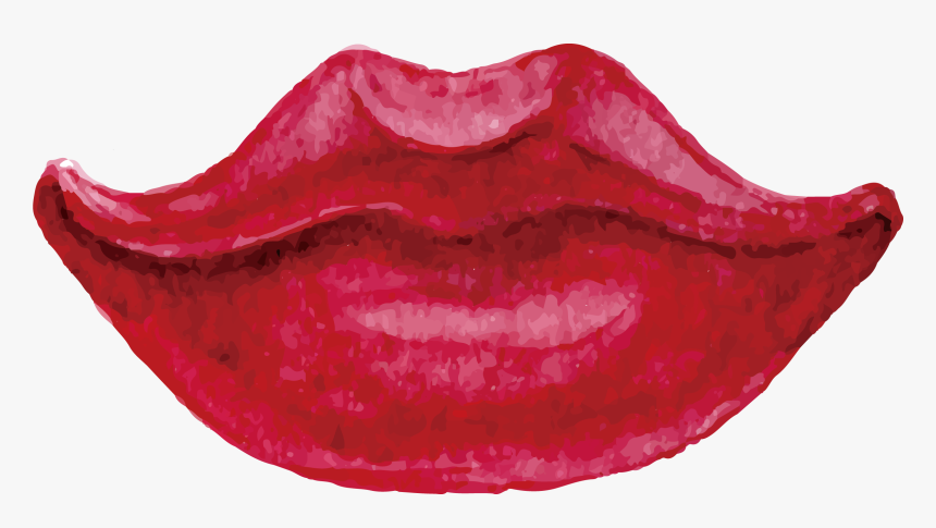 Cartoon Kissing Lips, HD Png Download, Free Download