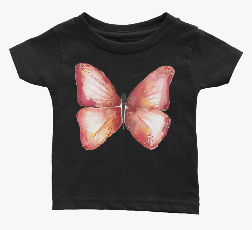 Red Butterfly Infant Tee, HD Png Download, Free Download