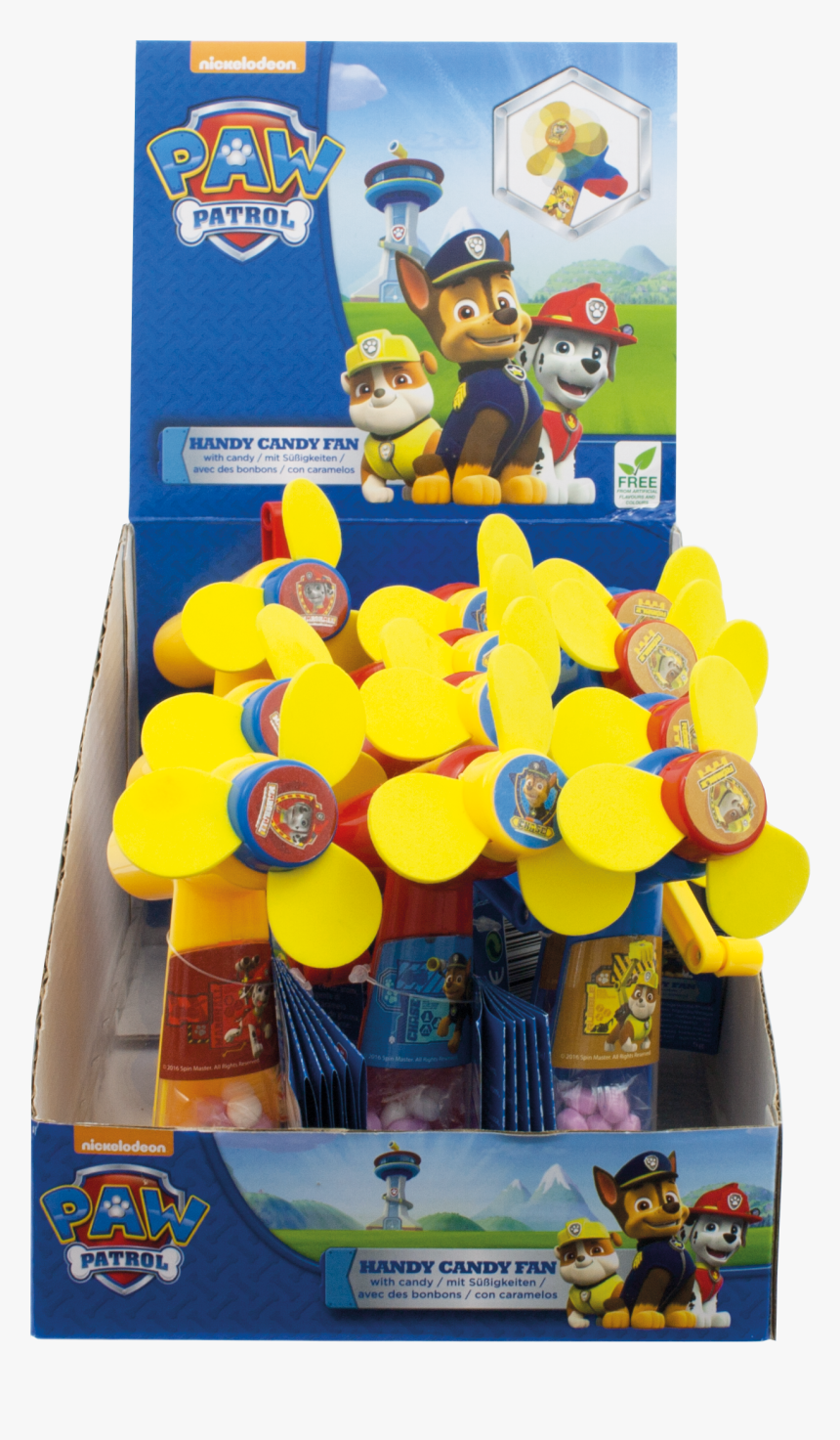 Paw Patrol Handy Candy Fan Display, HD Png Download, Free Download