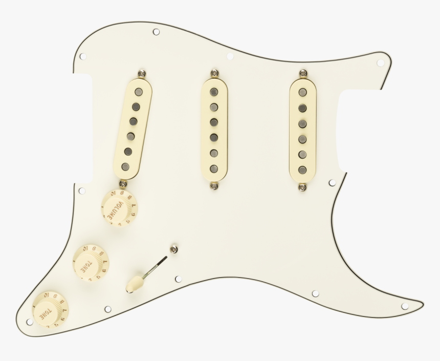 Fender Custom Shop Texas Special Pre Wired Strat Pickguard,parchment, HD Png Download, Free Download