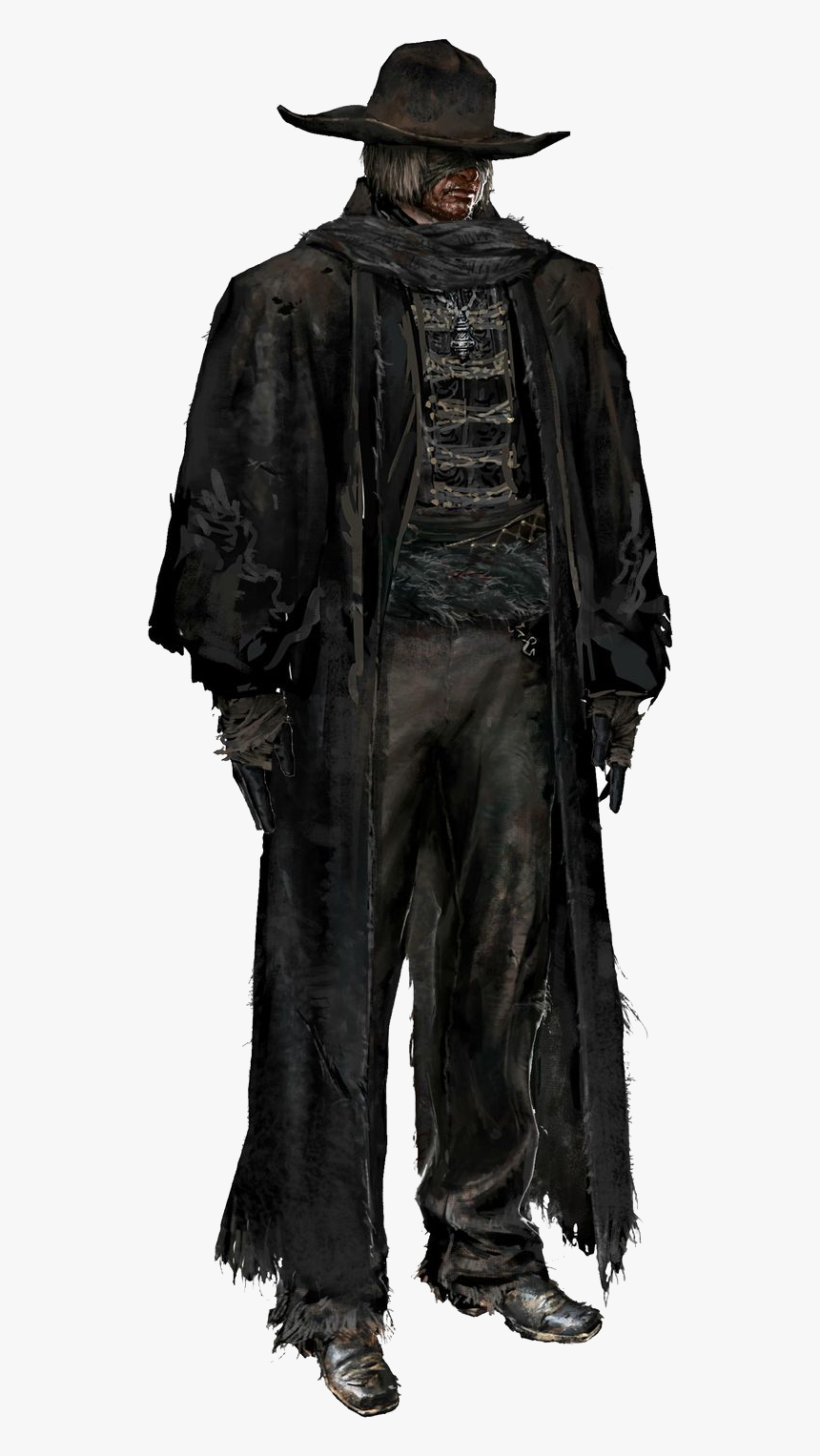 Bloodborne Transparent Trench Coat, HD Png Download, Free Download