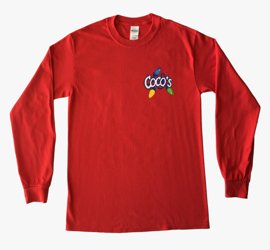Christmas Tshirt Ls Red Front, HD Png Download, Free Download