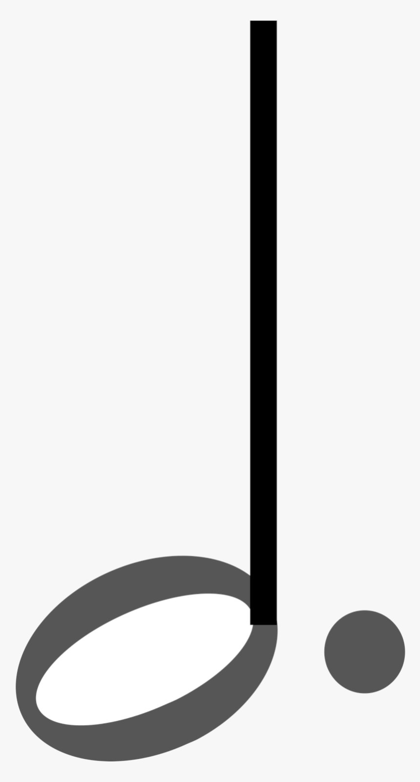 Dotted Half Note Symbol , Transparent Cartoons, HD Png Download, Free Download