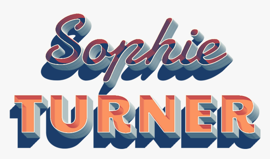 Sophie Turner 3d Letter Png Name, Transparent Png, Free Download