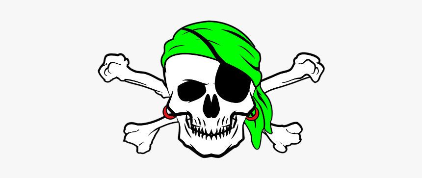 Pirate Skull And Crossbones Png, Transparent Png, Free Download