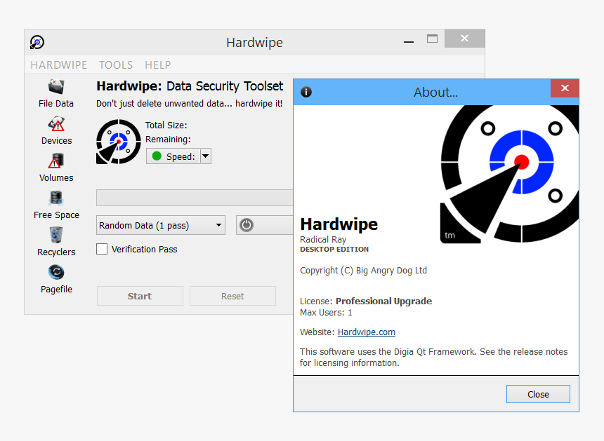 Hardwipe About Window, HD Png Download, Free Download