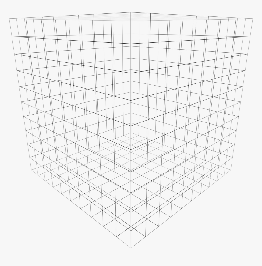 Wire Frame Straight-six Exemptions Cube Free Photo, HD Png Download, Free Download