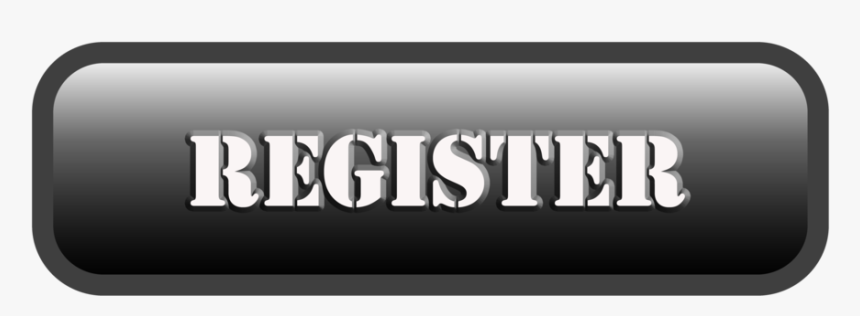 Register Button Black And White Png, Transparent Png, Free Download