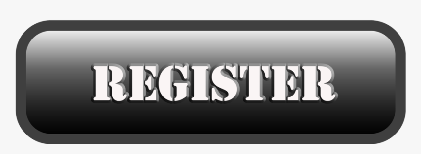 Register Button Black And White Png, Transparent Png - kindpng