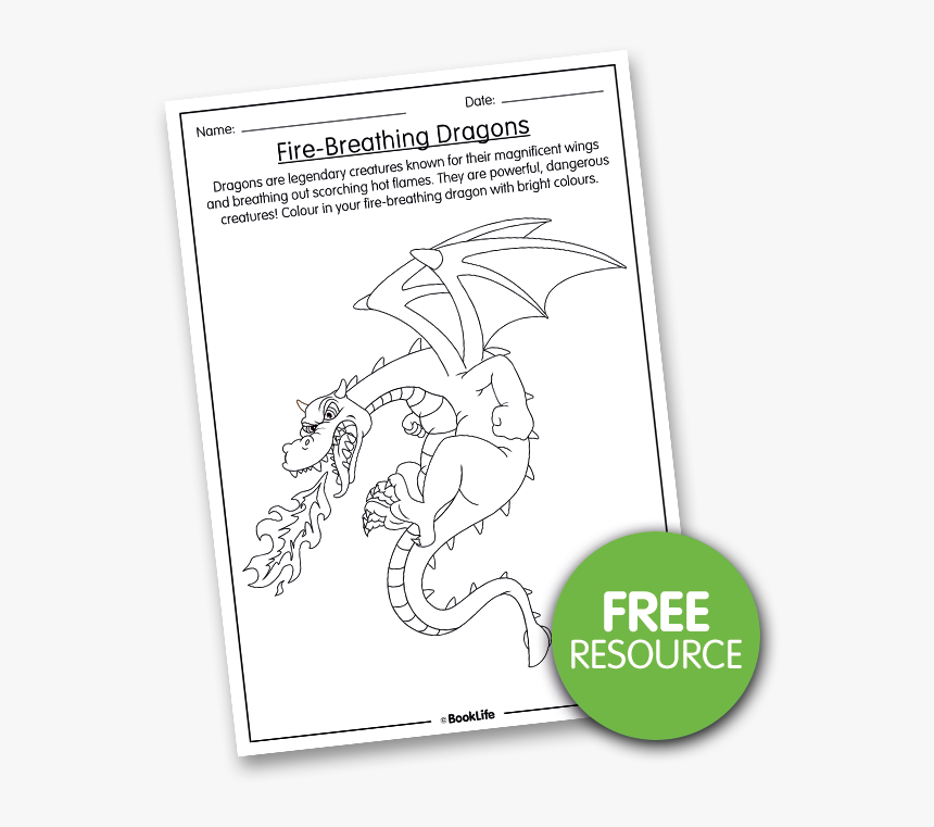 Fire Breathing Dragon Png, Transparent Png, Free Download