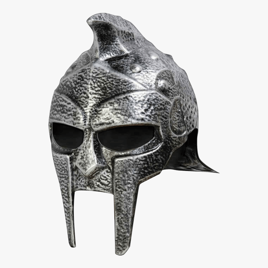 Silver Gladiator Costume Helmet, HD Png Download, Free Download