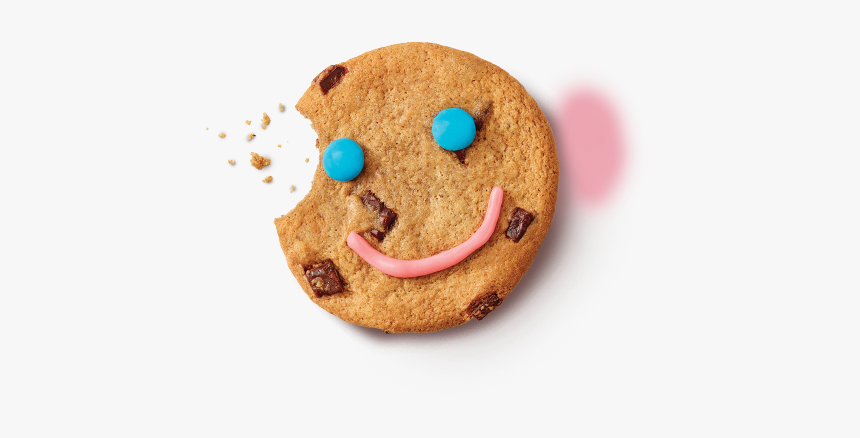 A Smile Cookie With A Bite Taken, HD Png Download, Free Download