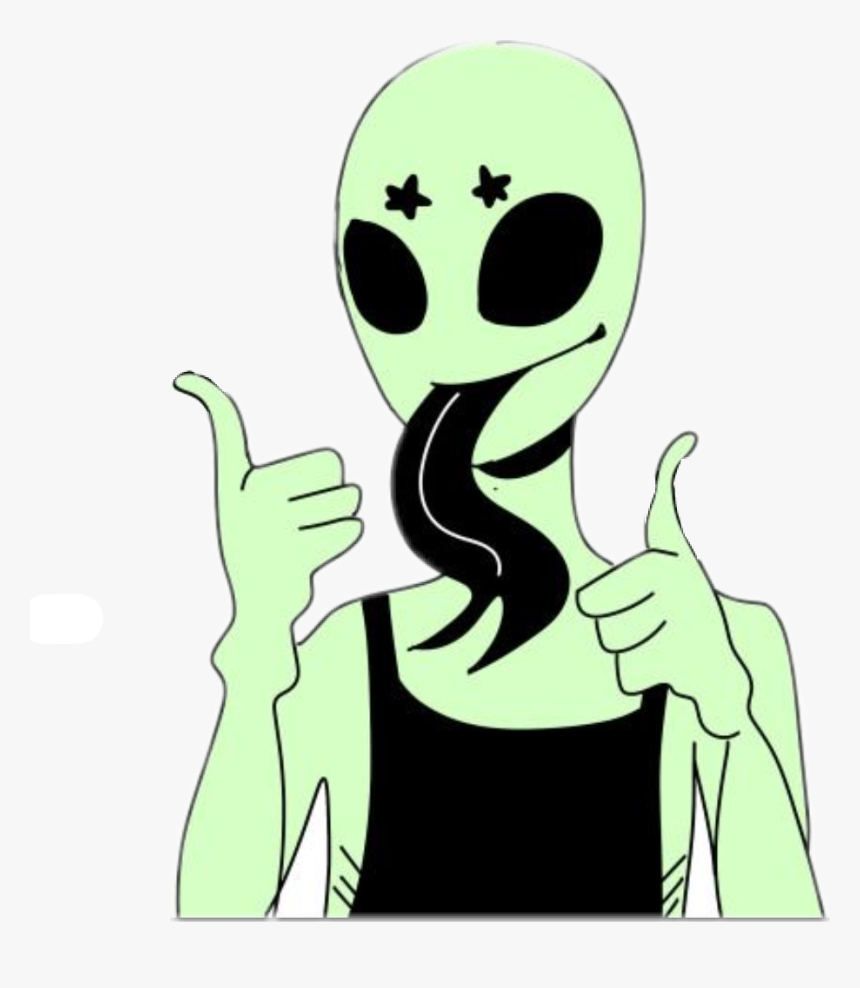 Tumblr Alien Png, Transparent Png, Free Download