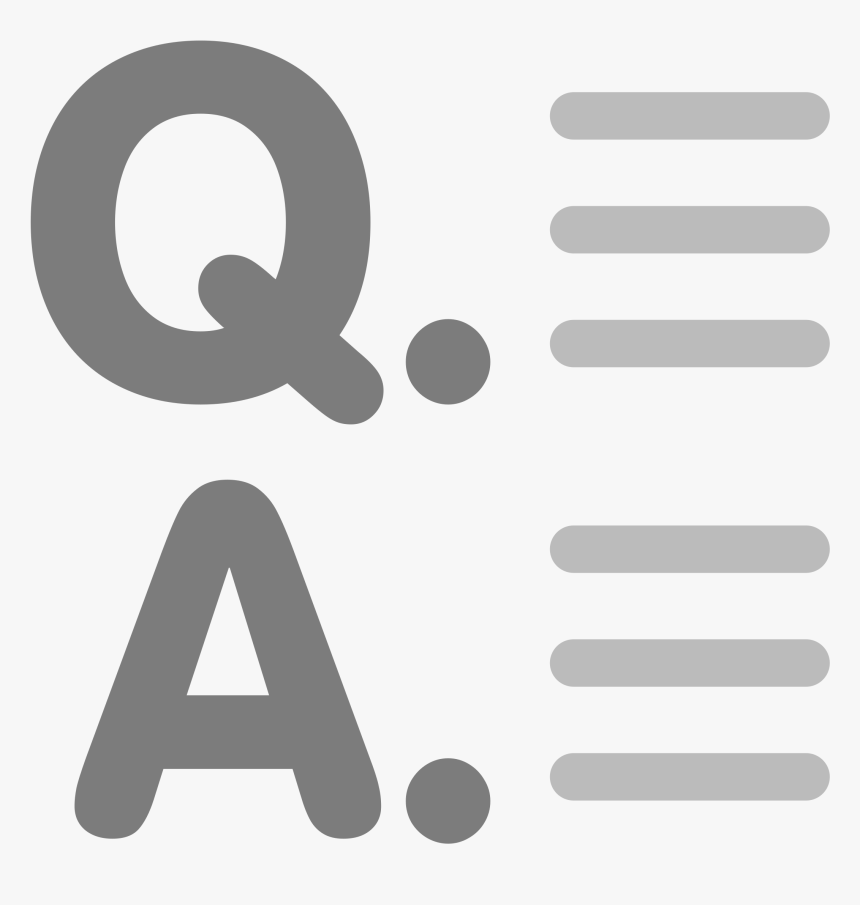 Question And Answer Png, Transparent Png, Free Download