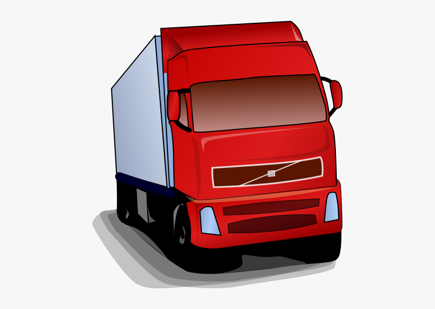 Truck, Lorry, Red, Road, Transportation, Commercial, HD Png Download, Free Download