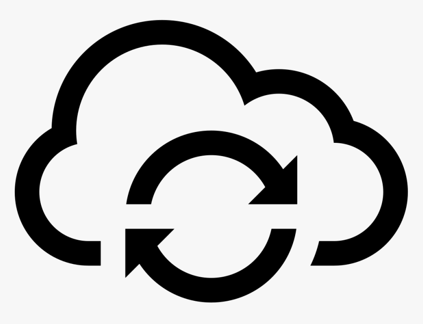 Cloud Refresh Arrow, HD Png Download, Free Download