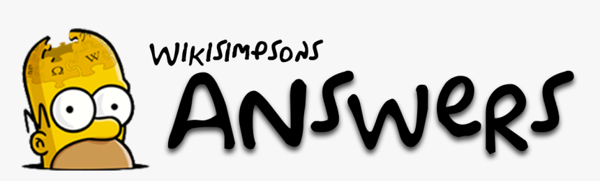 Wikisimpsons Answers, HD Png Download, Free Download