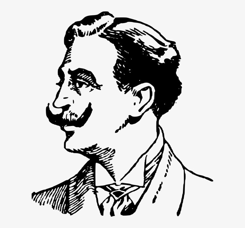 Man, Mustache, Fashion, Gentleman, Historic, HD Png Download, Free Download