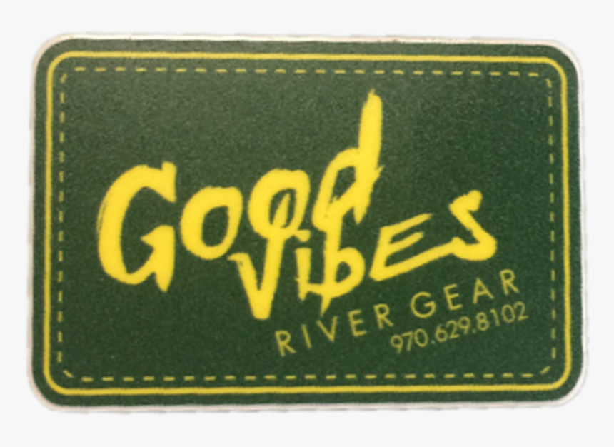 Good Vibes Green Sticker Small, HD Png Download, Free Download