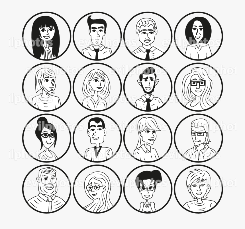 People Drawing Vector And Stock Photo, HD Png Download, Free Download