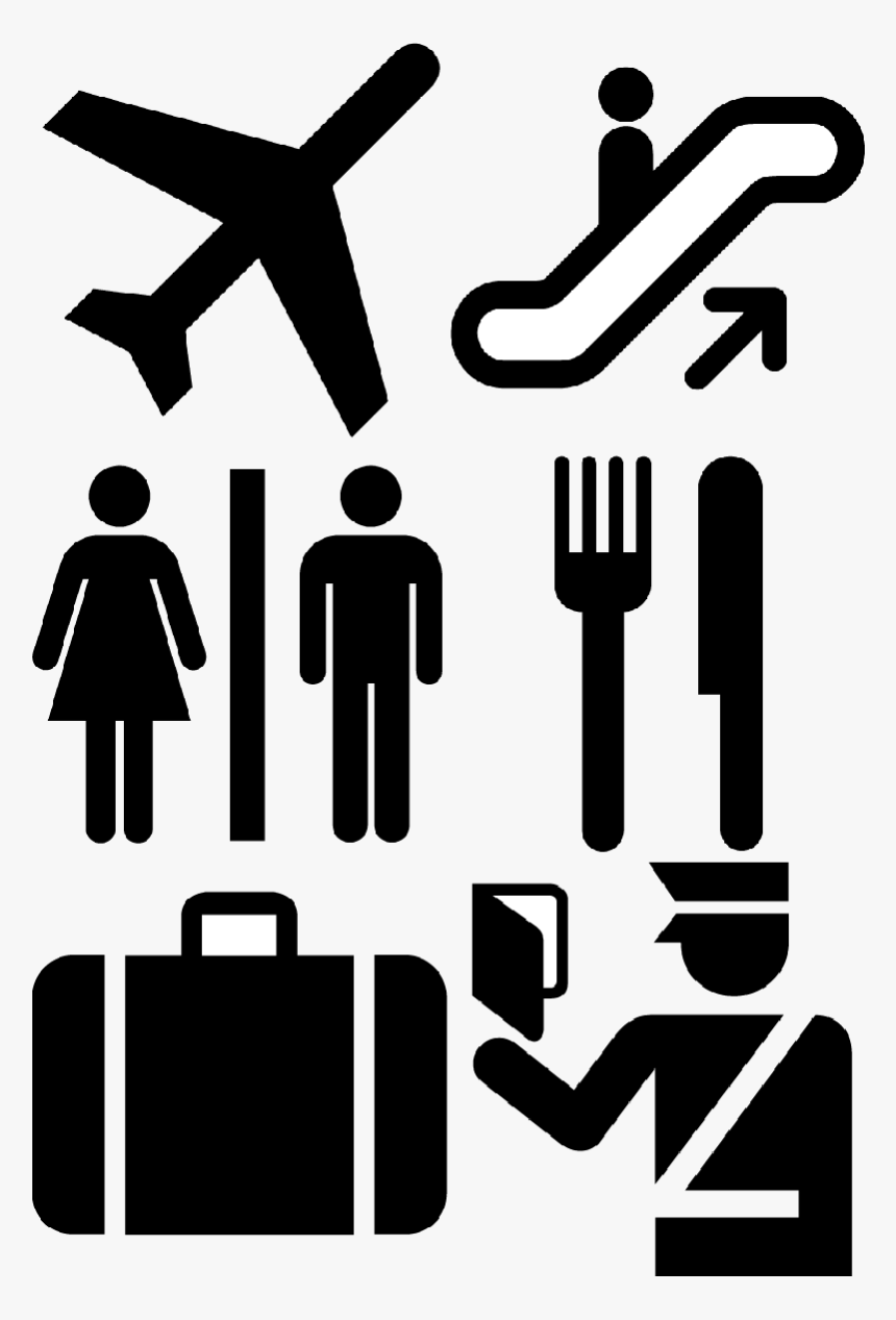 Airport Vector People, HD Png Download, Free Download