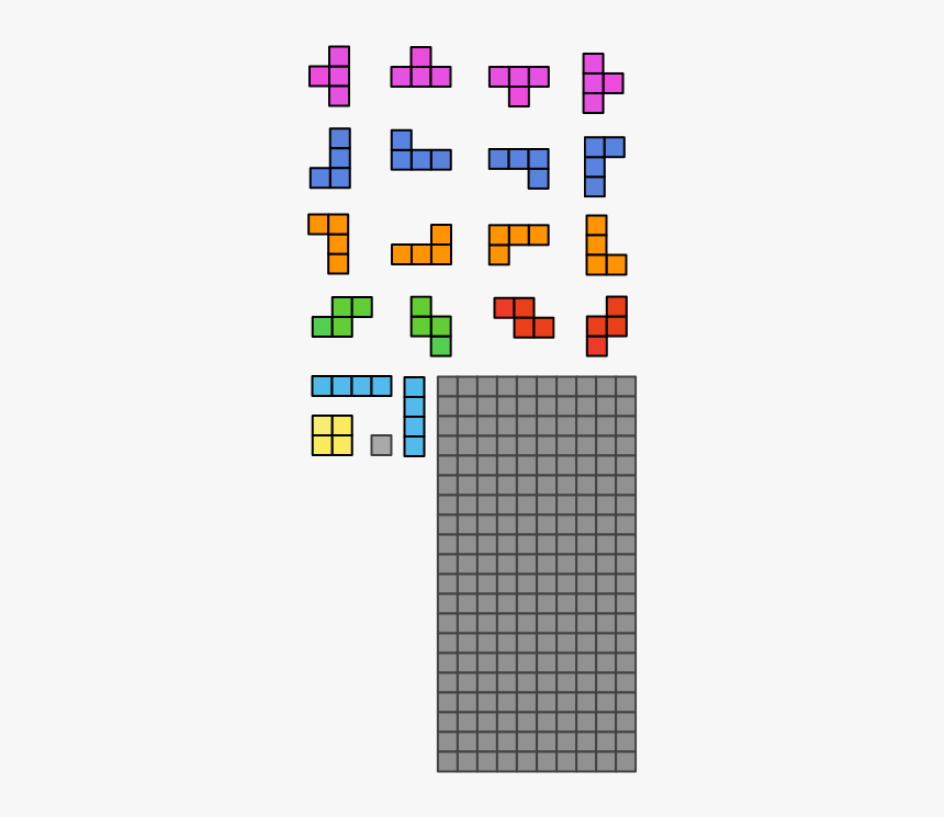 Tetris Blocks Png, Transparent Png, Free Download