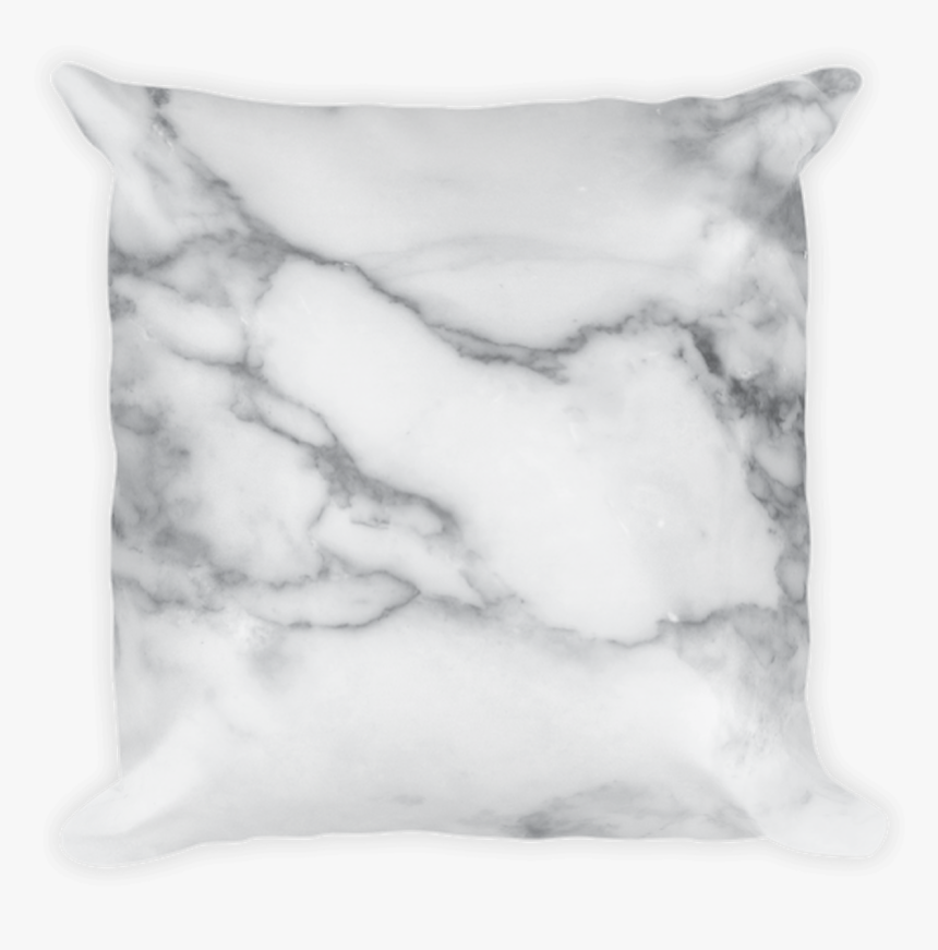 Black And Grey Marble Square Pillow, HD Png Download, Free Download