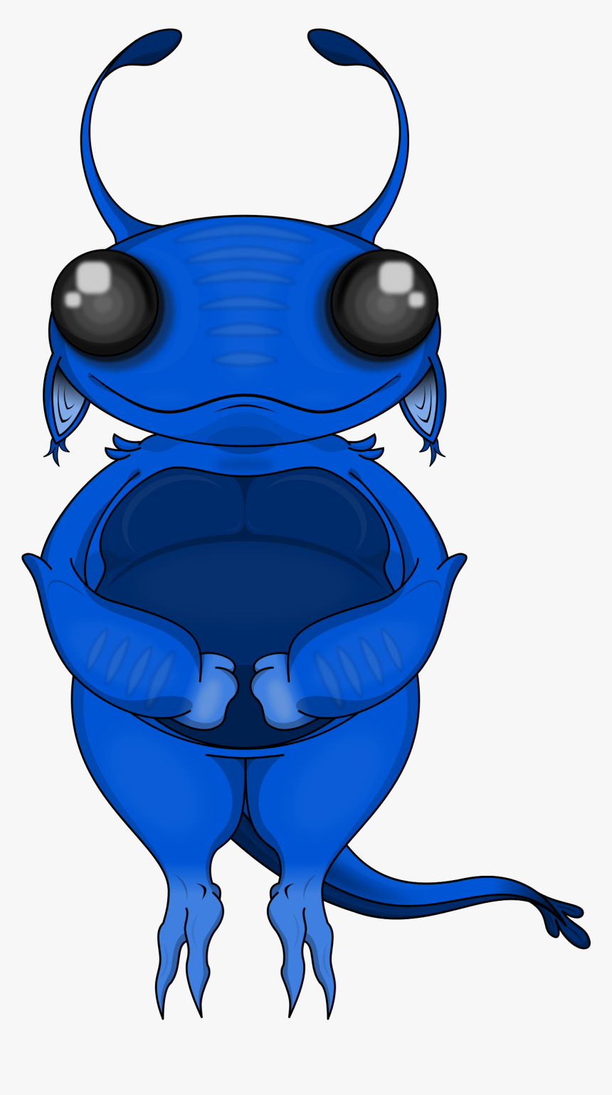 Blue Alien Clipart, HD Png Download, Free Download