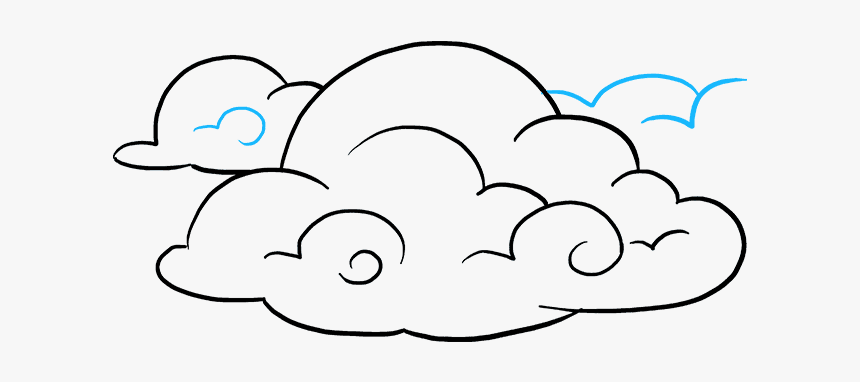 Drawn Clouds Book Png, Transparent Png, Free Download