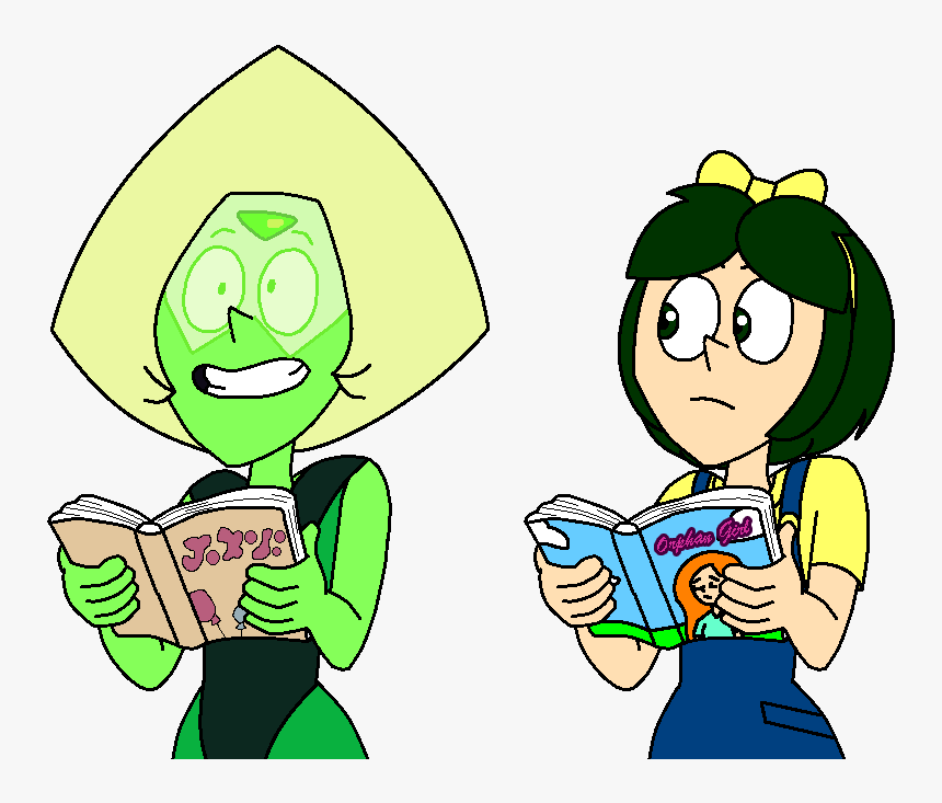 Peridot And Breena Are Reading Books By Magic Kristina, HD Png Download, Free Download