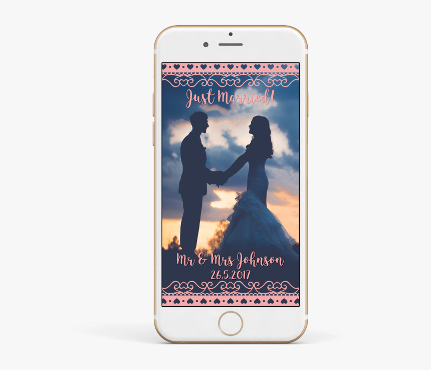 Snapchat Wedding Filter, HD Png Download, Free Download