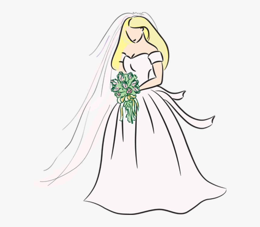 Wedding Dress Clipart Png, Transparent Png, Free Download