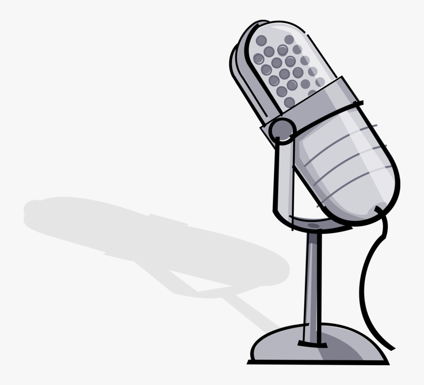 Transparent Microphone Clipart Black And White, HD Png Download, Free Download