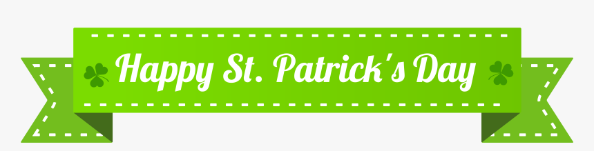 St Patricks Day Banner Png, Transparent Png, Free Download