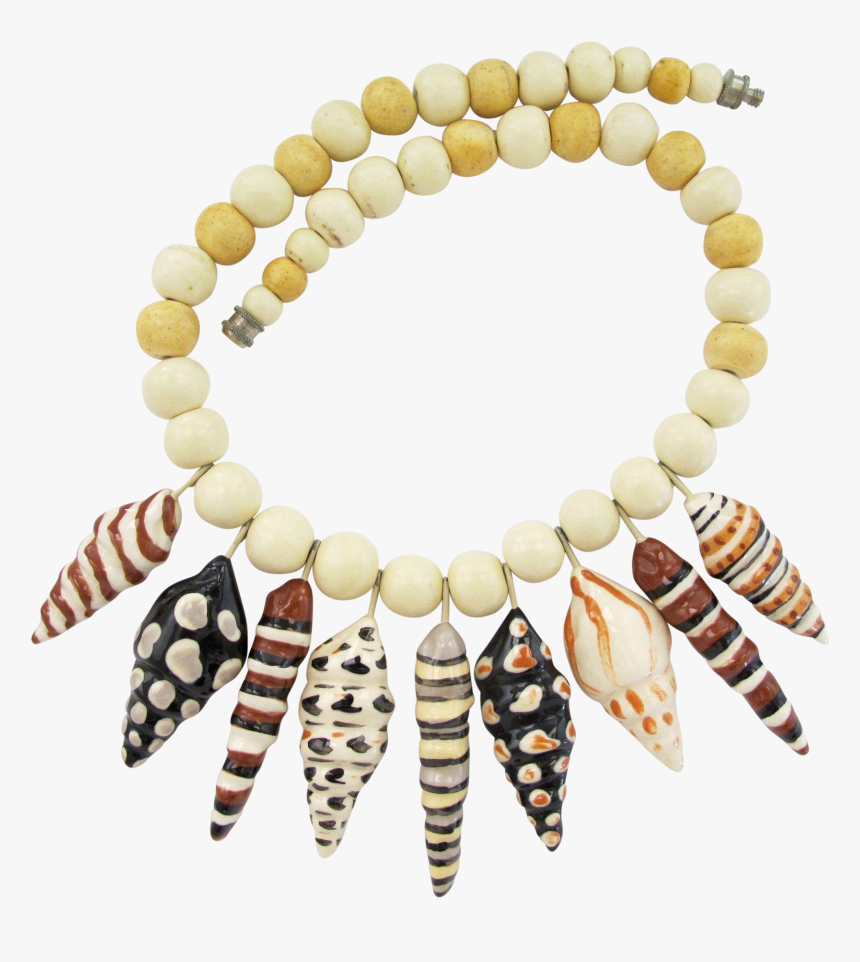 Flying Colors Ceramic Sea Shells Necklace, HD Png Download, Free Download