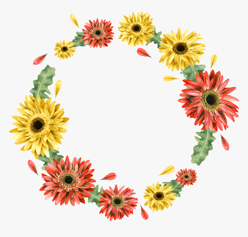 Floral Frame Png, Transparent Png, Free Download