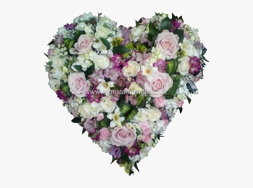 Textured Heart Funeral Flower Arrangement, HD Png Download, Free Download