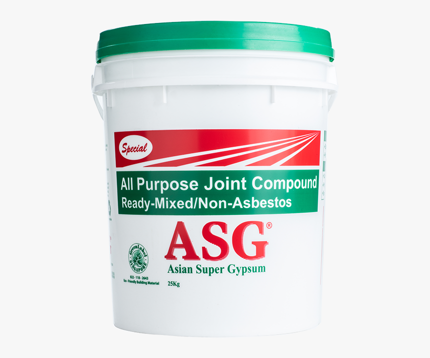 Asg Joint Compound Bucket 25kg, HD Png Download, Free Download