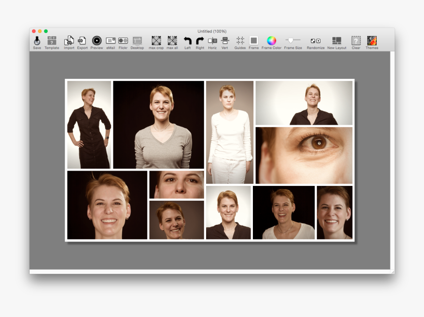 Photo Collage Frame Png, Transparent Png, Free Download