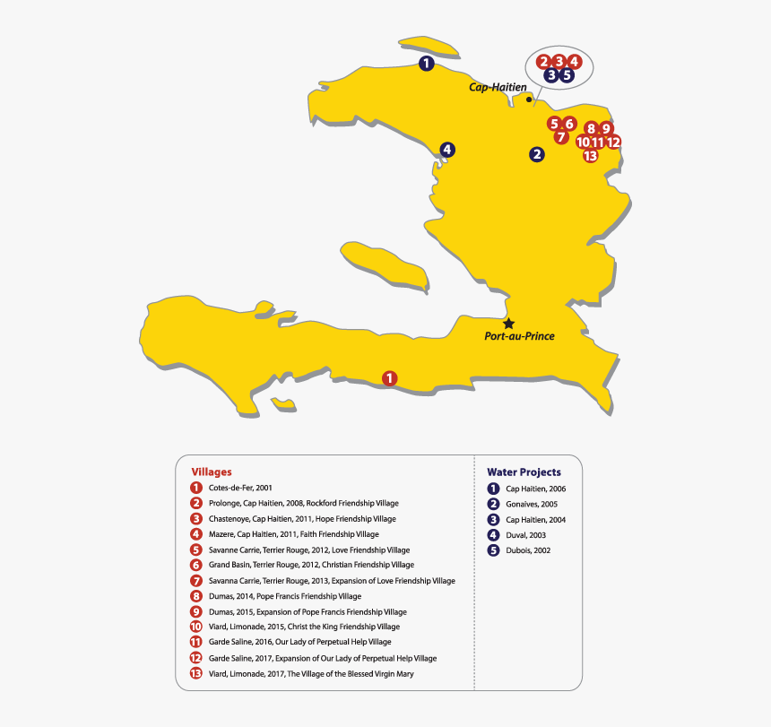 Haiti-map, HD Png Download, Free Download