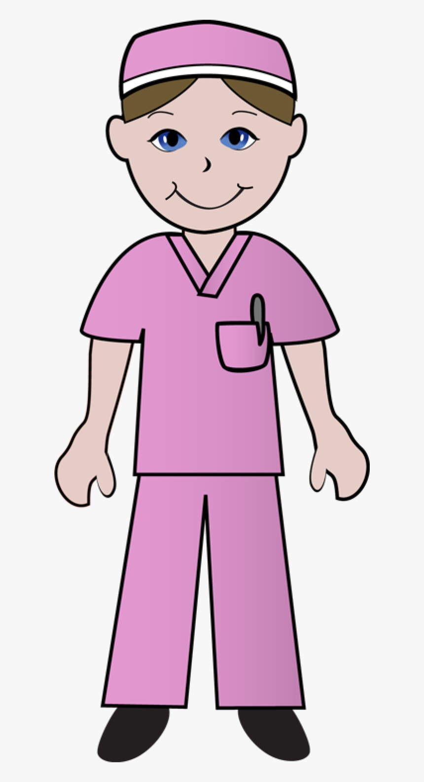 Male Nurse Clipart Png, Transparent Png, Free Download