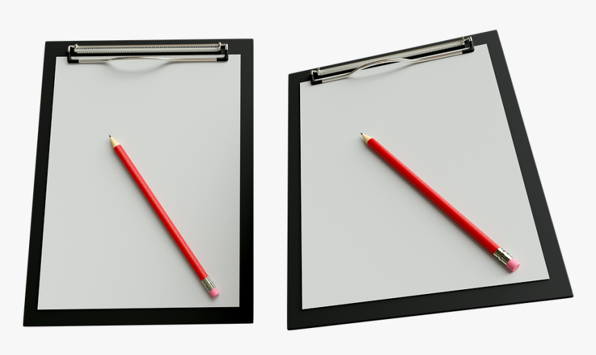 Notepad, Pencil, Paper, Office, Work, Isolated, 3d, HD Png Download, Free Download