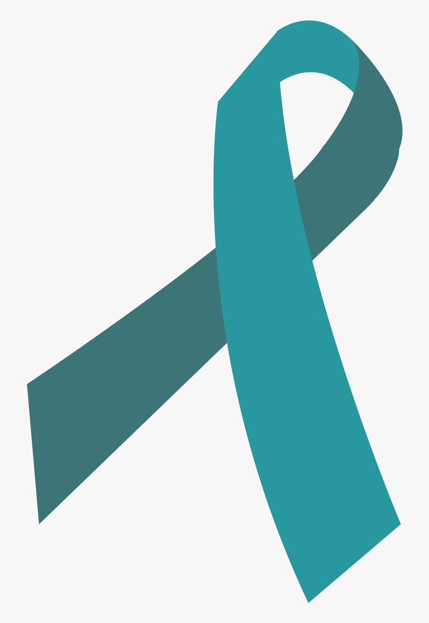 Transparent Teal Ribbon Png, Png Download, Free Download