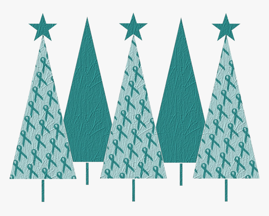 Teal Ribbon Png, Transparent Png, Free Download