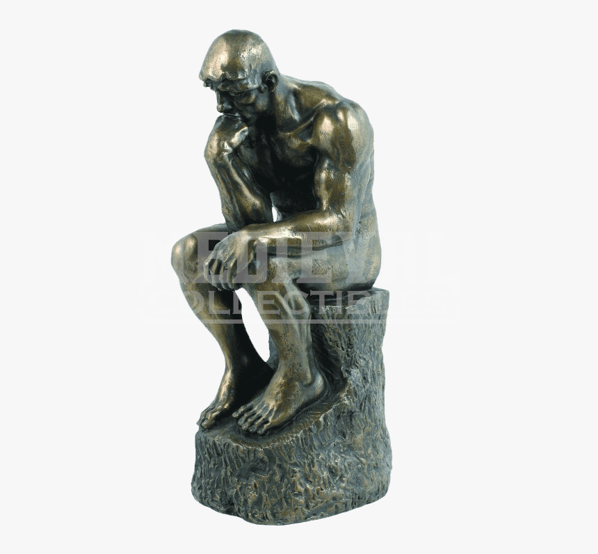 Bronze Thinker Statue, HD Png Download, Free Download