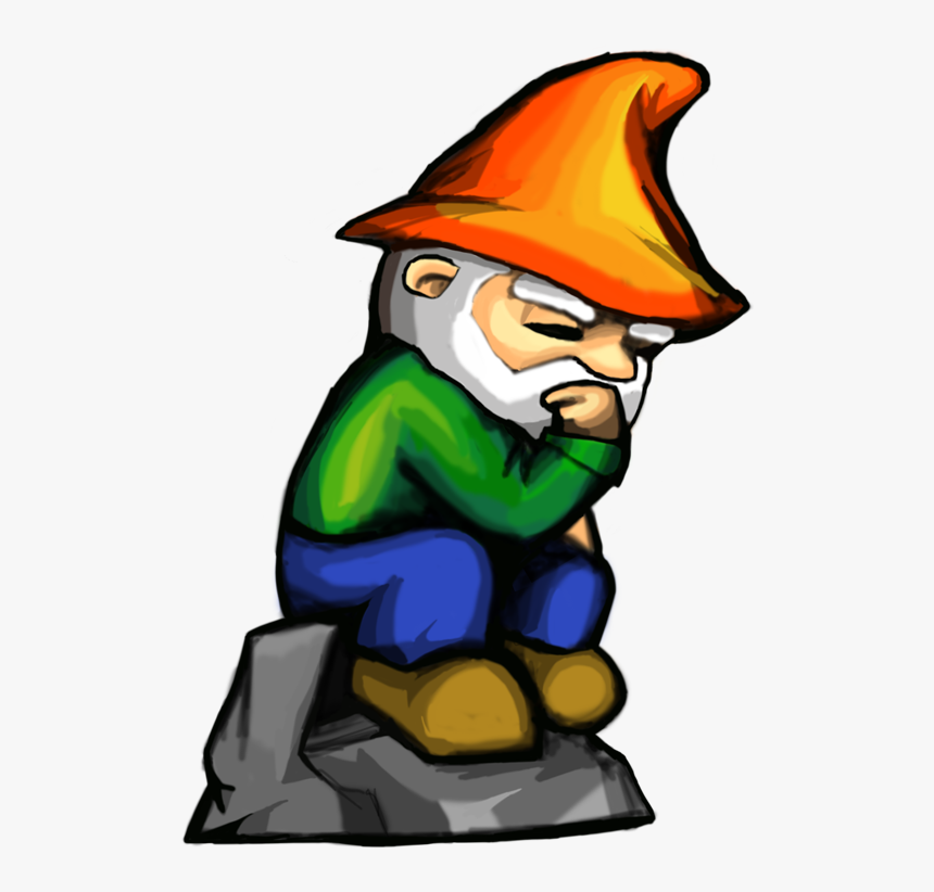 Thinker Gnome Design, HD Png Download, Free Download