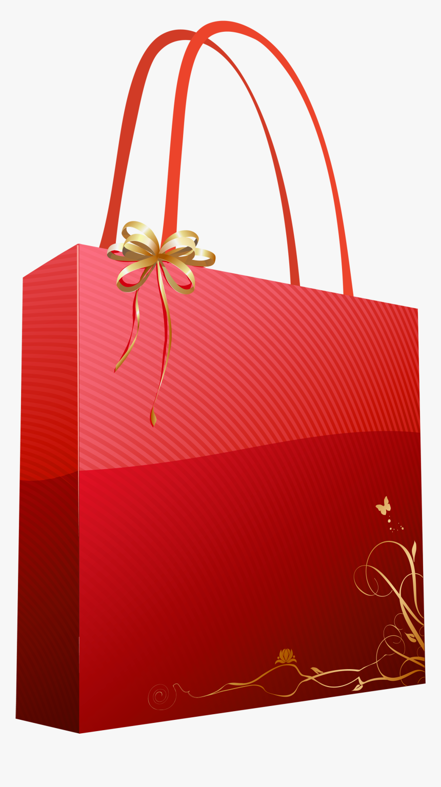 Red Png Giftbag Picture, Transparent Png, Free Download