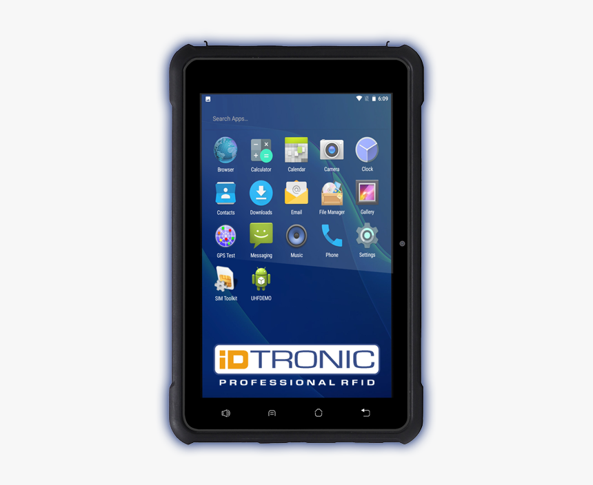 C4 Tablet L Front Black Mitlogo, HD Png Download, Free Download
