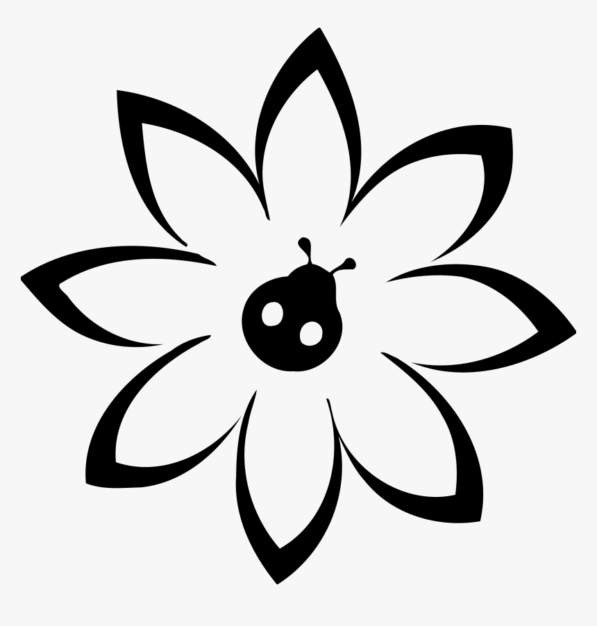 Flower With Ladybug, HD Png Download, Free Download