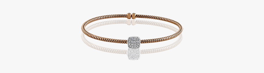 18k White & Rose Gold Bangle Bracelet Tipton"s Fine, HD Png Download, Free Download